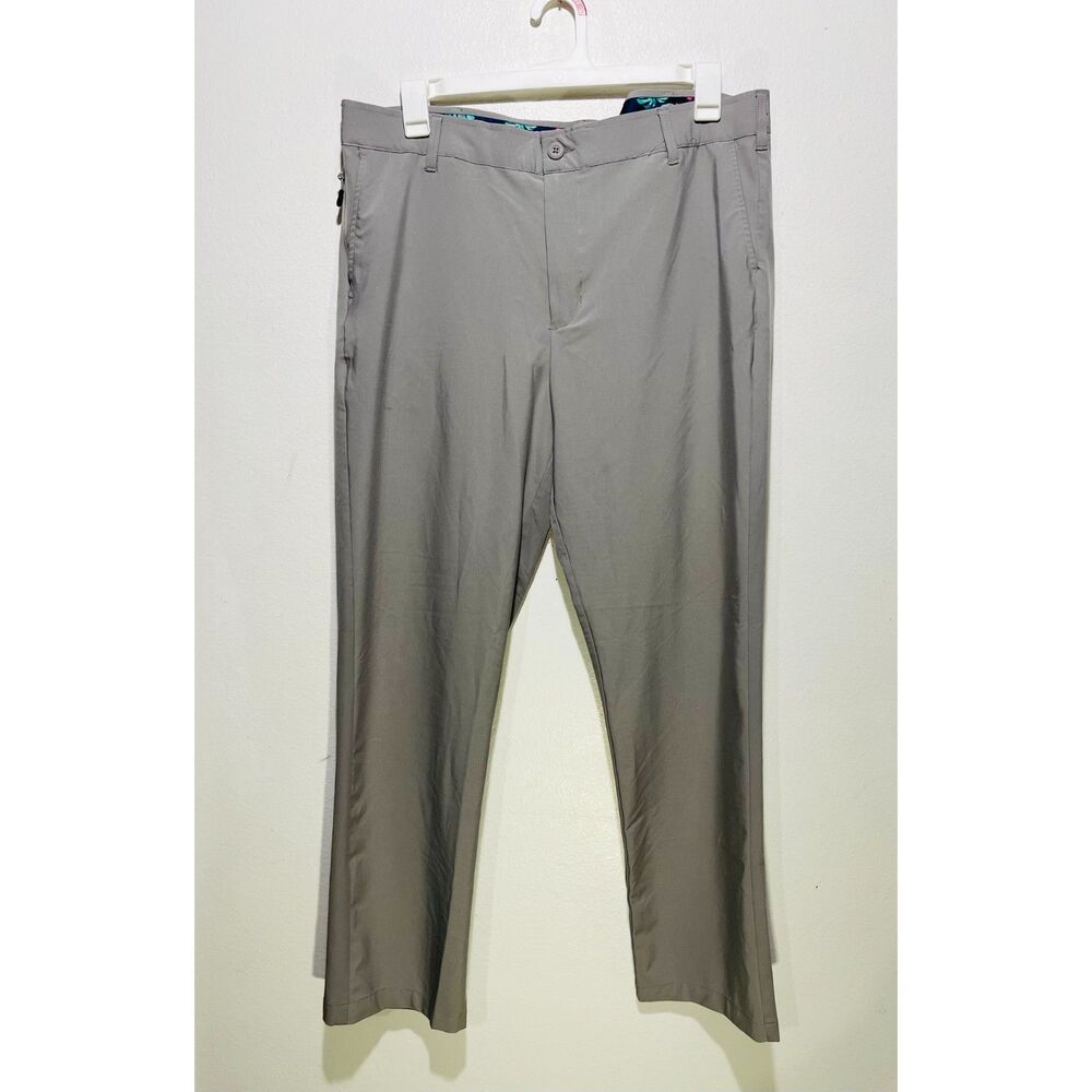 Birdie Bound performance golf pants gray summer outdoor sports casual men 36 New